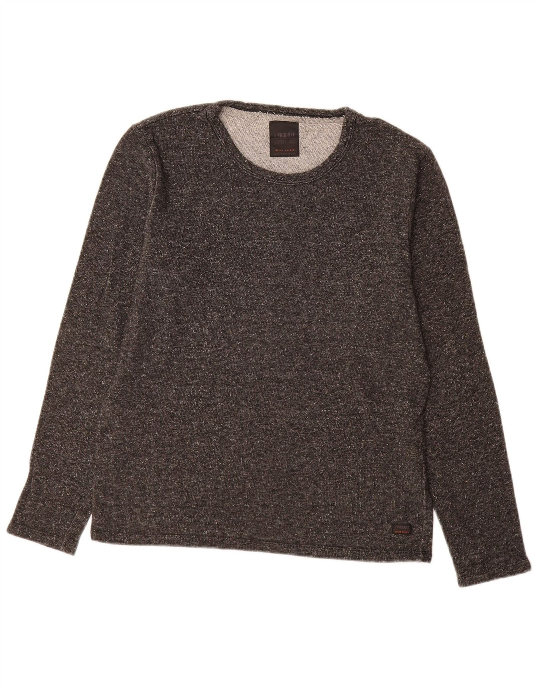 Vintage herre top langærmet stor grå bomuld