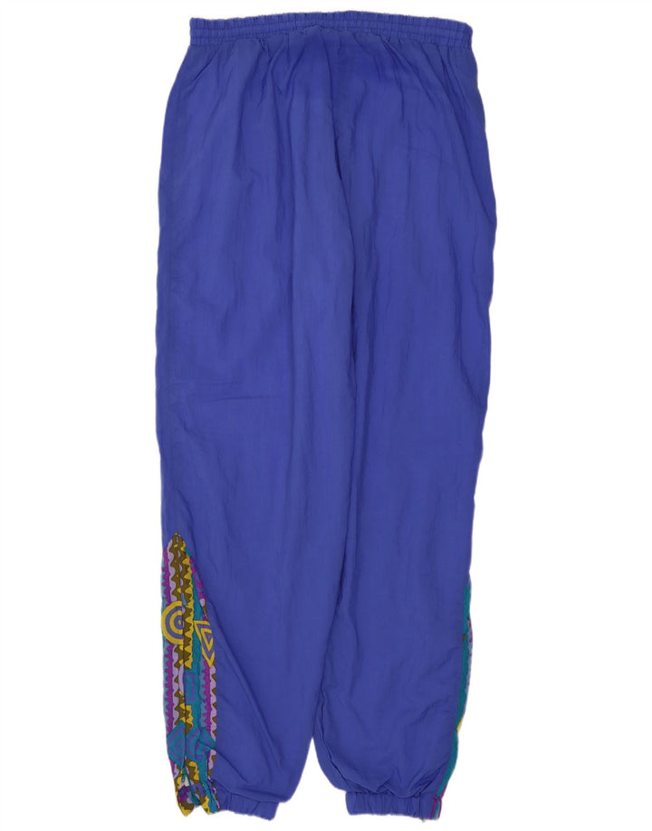 J Jeantex Herre Loose Fit Fuld træningsdragt Medium Blue Geometrisk Polyamid