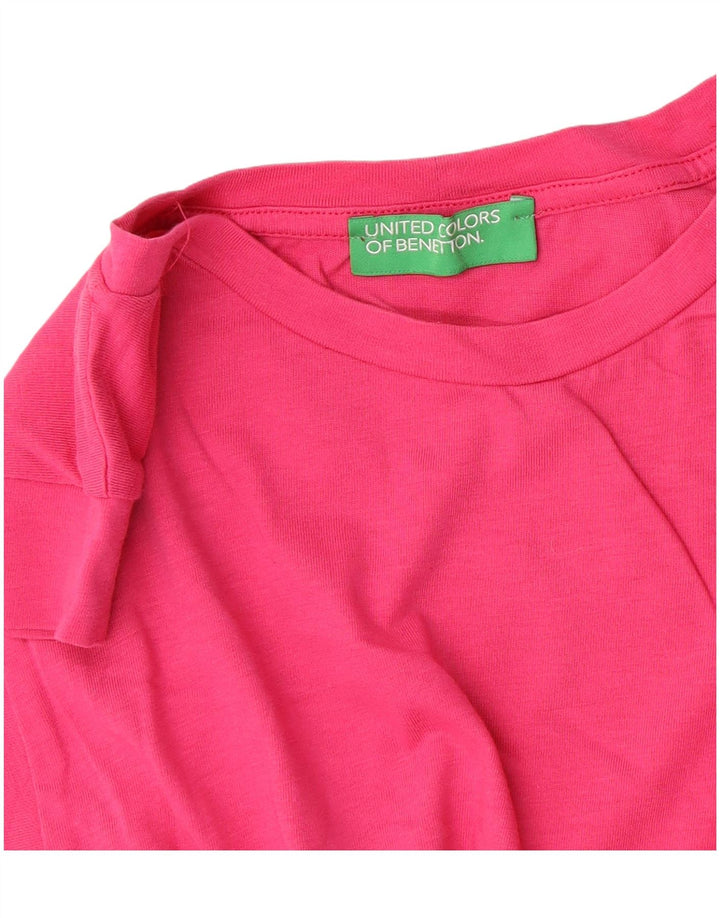Benetton Damevest Top UK 12 Medium Pink