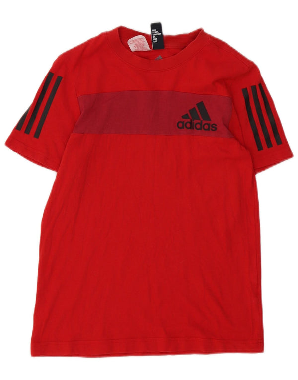 Adidas drenge grafisk t-shirt top 11-12 år medium rød