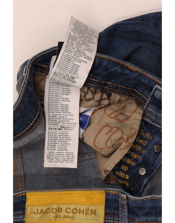 Jacob Cohen Herre Cropped Jeans W34 L25 Blå Bomuld