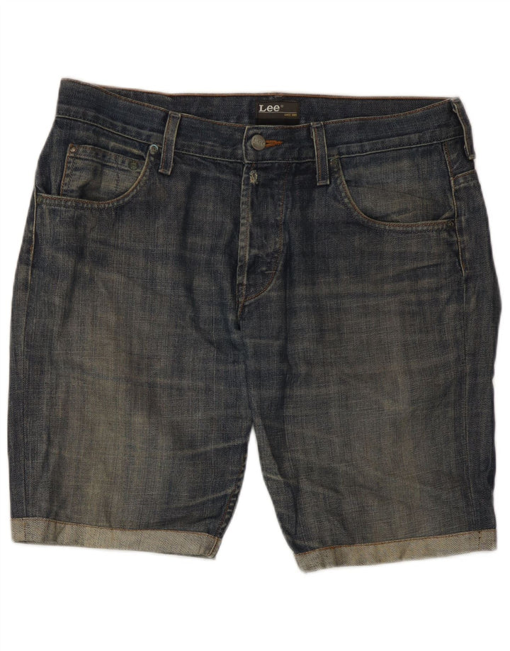 Lee Herre Knox denimshorts W34 store blå bomuld