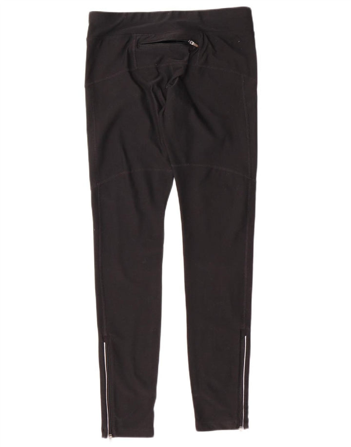 NIKE Dame Leggings UK 10 Lille sort polyester