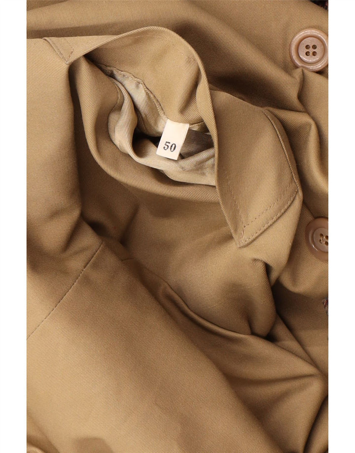 Vintage vendbar overfrakke til kvinder IT 50 XL Beige
