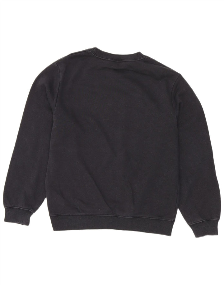 Nike Boys Grafisk Sweatshirt Jumper 10-11 år Medium Sort Bomuld