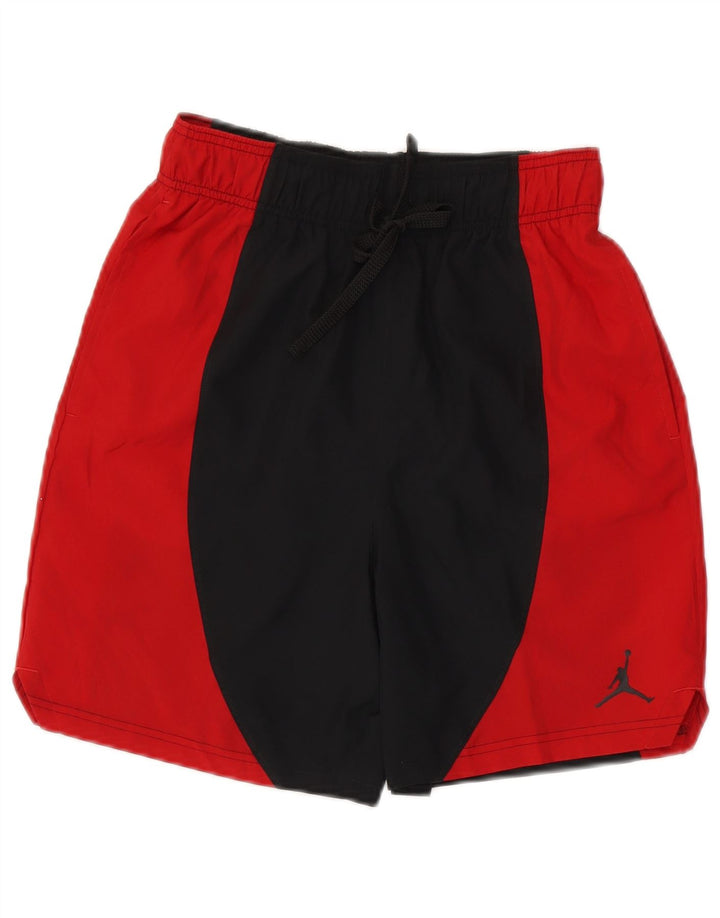 JORDAN Herre Dri Fit Sportshorts Small Black Colourblock Polyester
