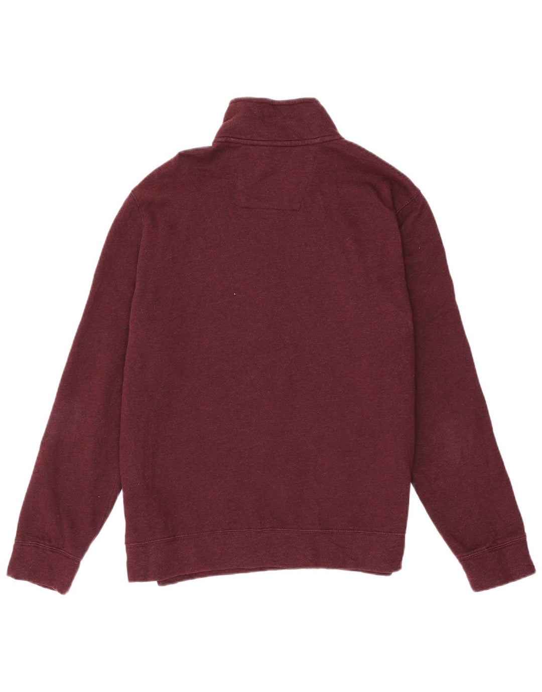 Nautica Sweatshirt med lynlås til mænd Medium Bourgogne bomuld