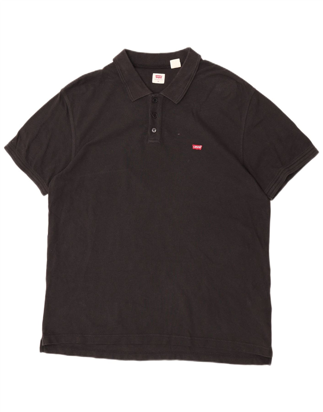 Levi's herre poloshirt XL sort bomuld