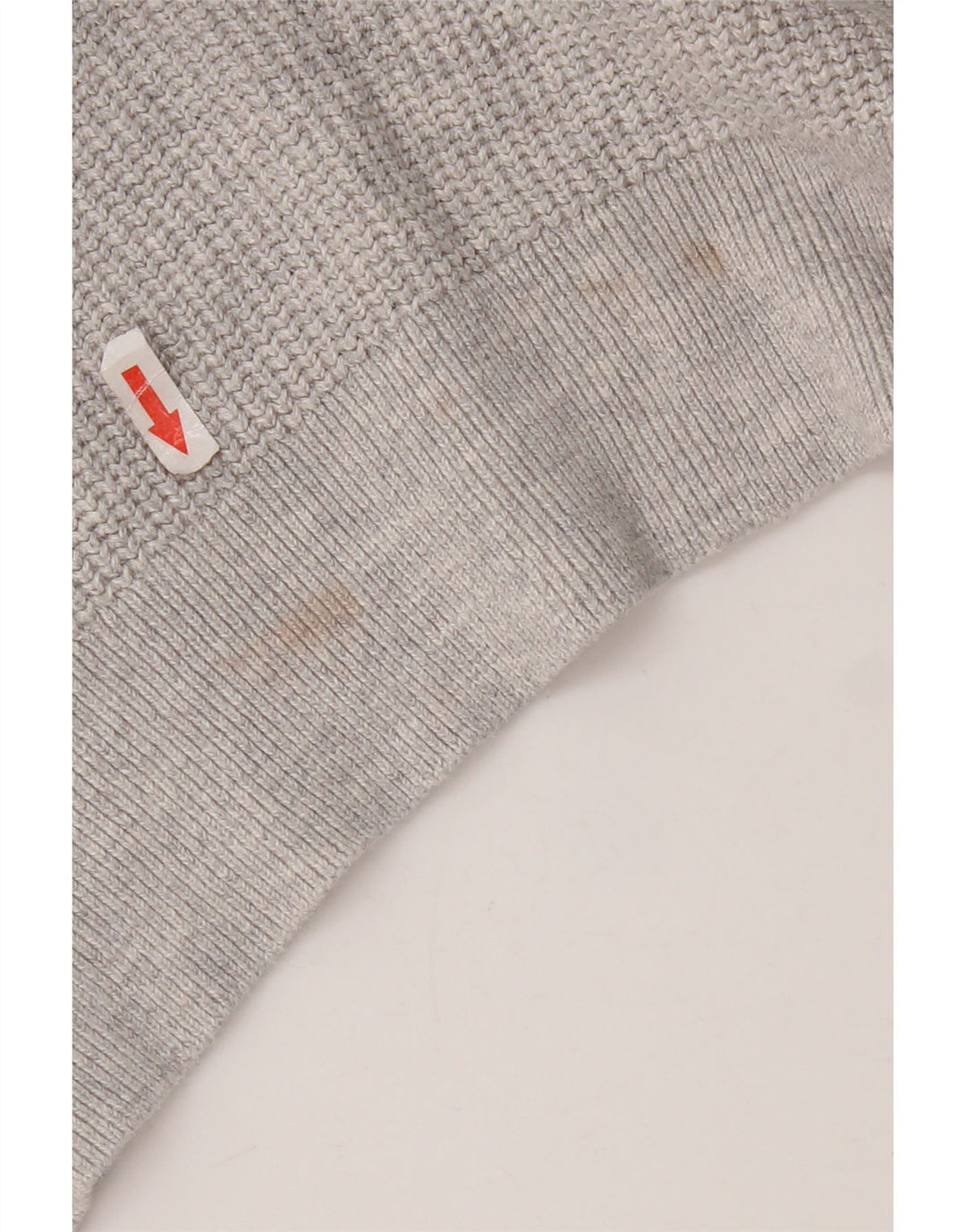 Superdry Herre sweater med rund hals, mellemgrå bomuld