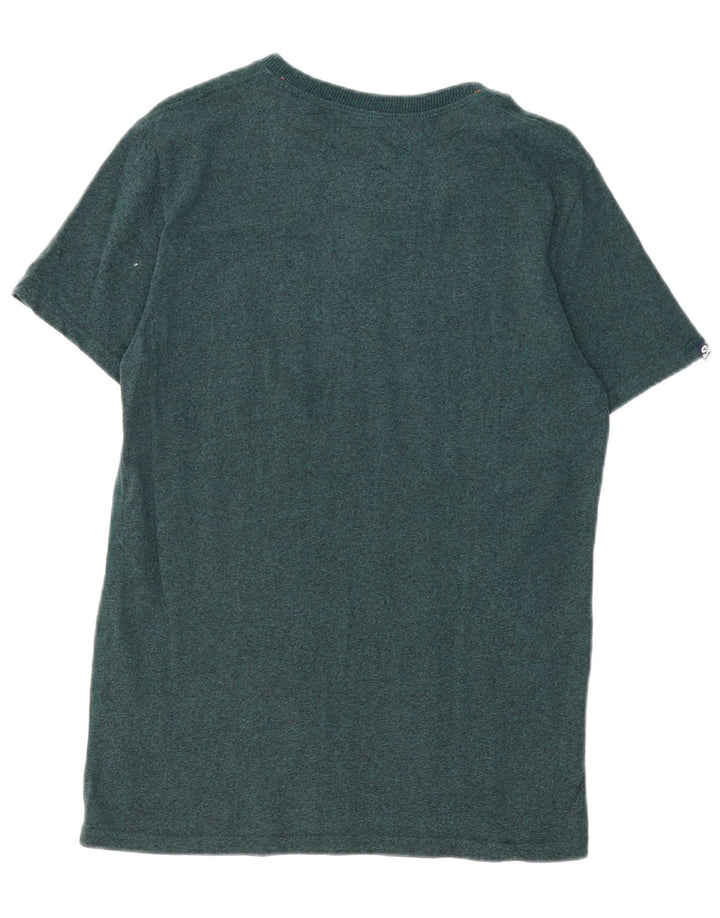 Superdry grafisk t-shirt til mænd, mellemgrøn, flækket bomuld