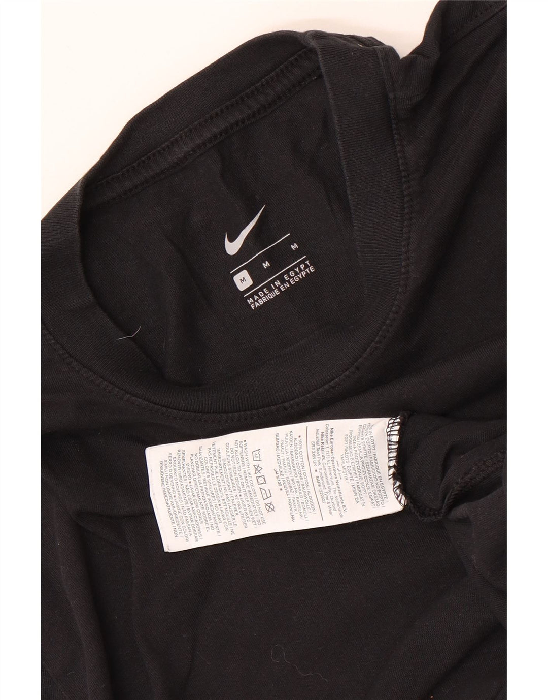 Nike T-shirt top mellem sort bomuld til mænd