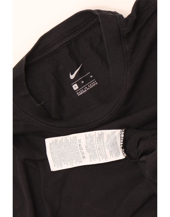 Nike T-shirt top mellem sort bomuld til mænd