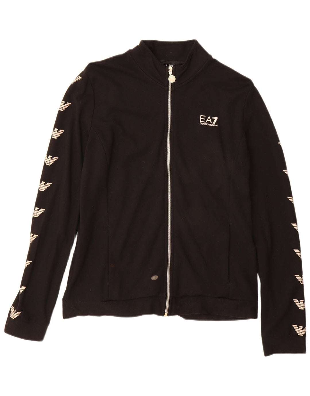 EMPORIO ARMANI Grafisk træningsdragt drengejakke 15-16 år XL Sort