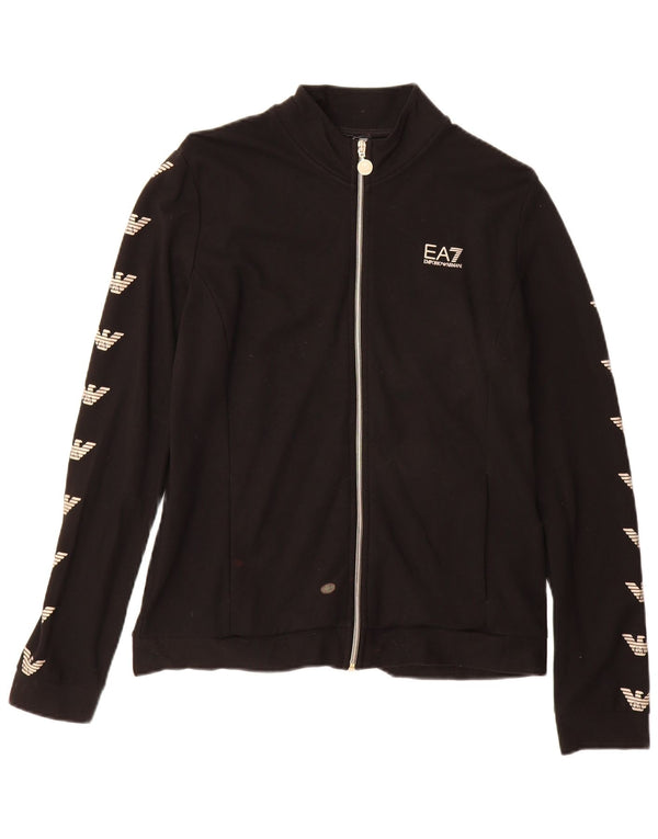 EMPORIO ARMANI Grafisk træningsdragt drengejakke 15-16 år XL Sort