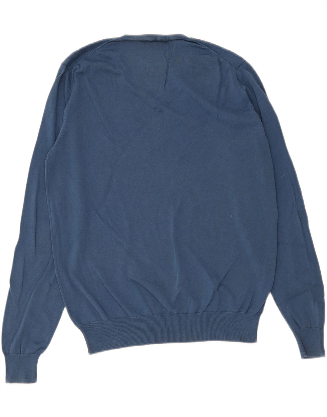 Sun68 Herre V-hals sweater Stor Blå Bomuld Classic