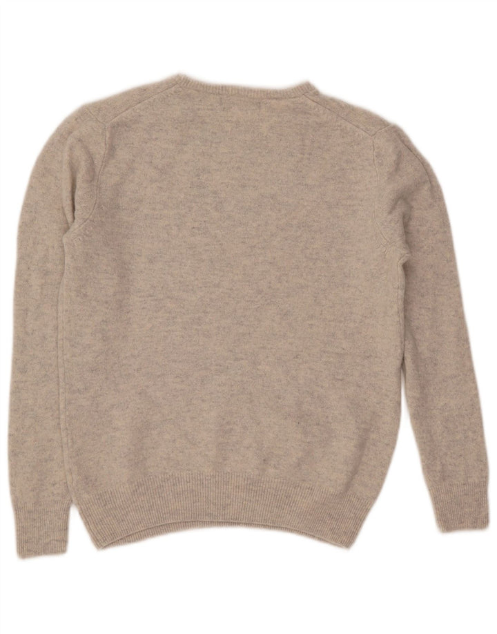 Marks & Spencer Dame sweater med rund hals DK 14 Medium Grå Flecked