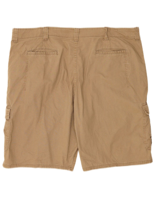 Wrangler Herre Relaxed Fit Cargo Shorts W42 2XL Beige Bomuld