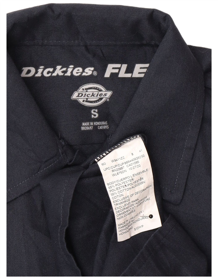 Dickies herreskjorte lille marineblå polyester