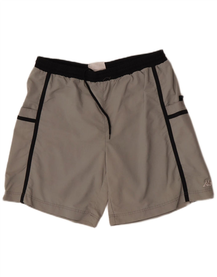 Kappa Badeshorts til mænd 2XL Grå Colourblock Nylon
