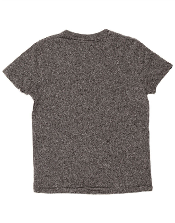Superdry T-shirt top mellem grå bomuld til mænd