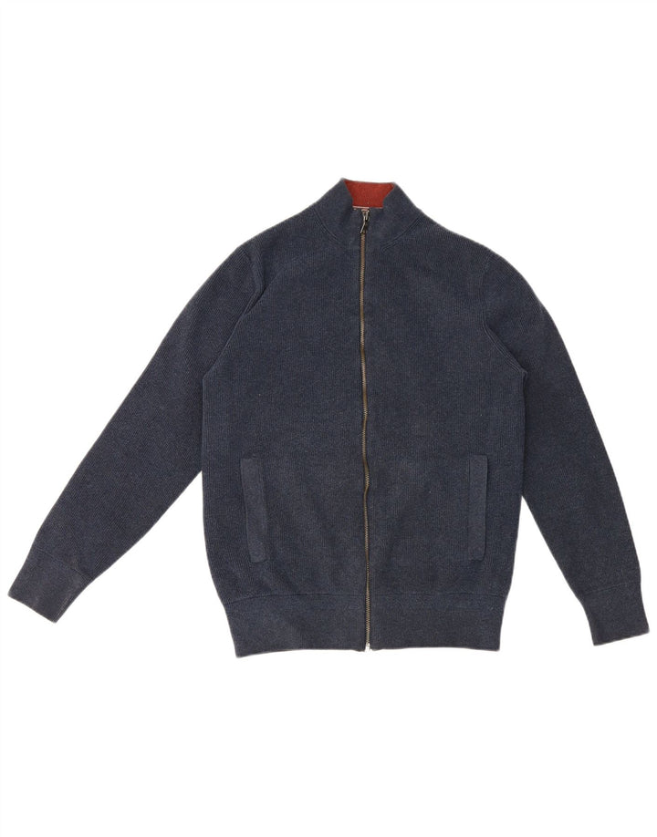 Marks & Spencer herre cardigan sweater Medium marineblå polyester
