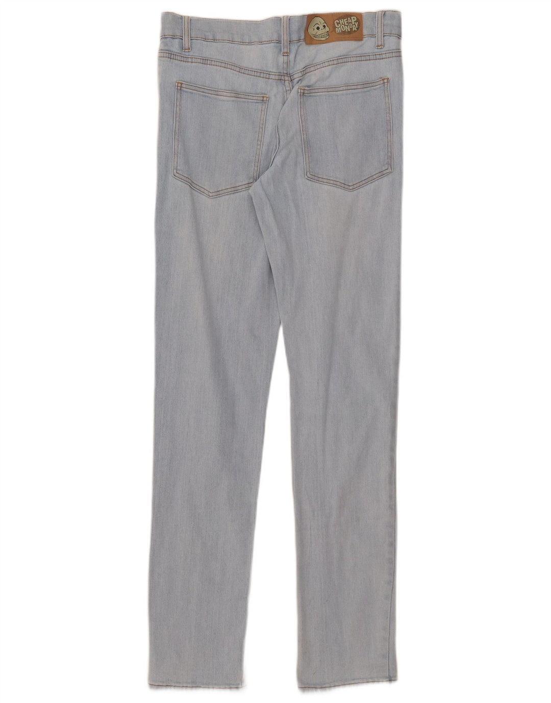 Billige Mandag Dame Slim Jeans W31 L34 Blå Bomuld