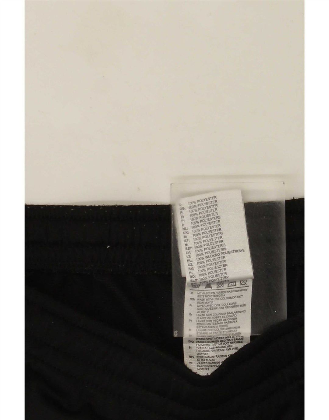 Adidas Træningsdragtsbukser til mænd UK 42/44 Large Black Polyester