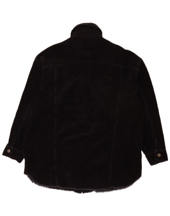 Zara Womens UK 10 Small Black Bomuld