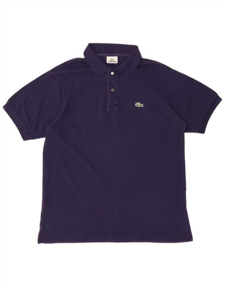 LACOSTE Poloskjorte til mænd størrelse 4 Medium Navyblå Bomuld