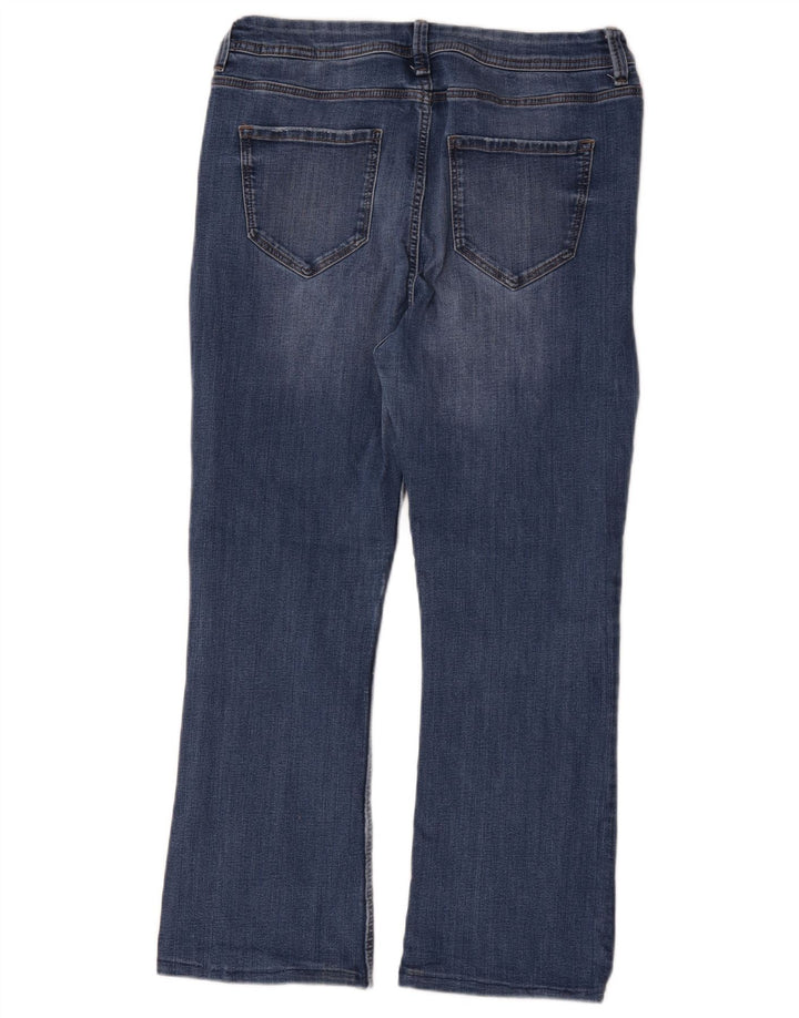 Marks & Spencer Dame Bootcut Jeans W32 L26 Blå Bomuld