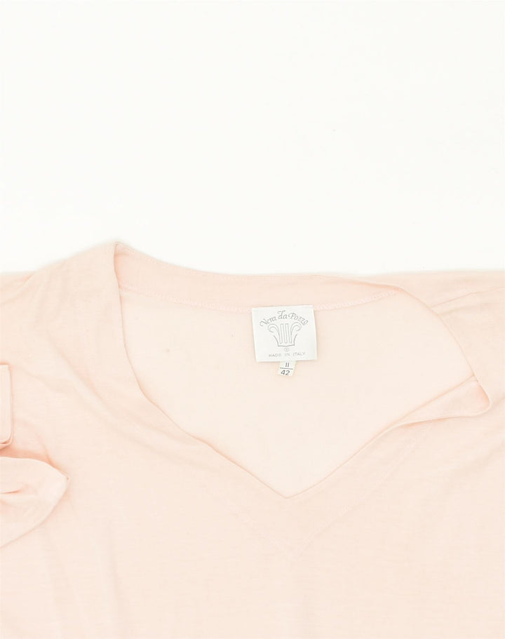 VINTAGE Womens Blouse Top IT 42 Medium Pink Cotton | Vintage Vintage | Thrift | Second-Hand Vintage | Used Clothing | Messina Hembry 