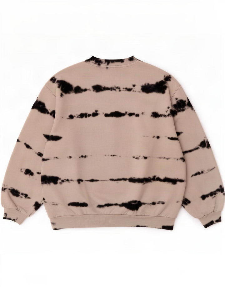 Levi's Sweatshirt til mænd Medium Off White Tie Dye Bomuld
