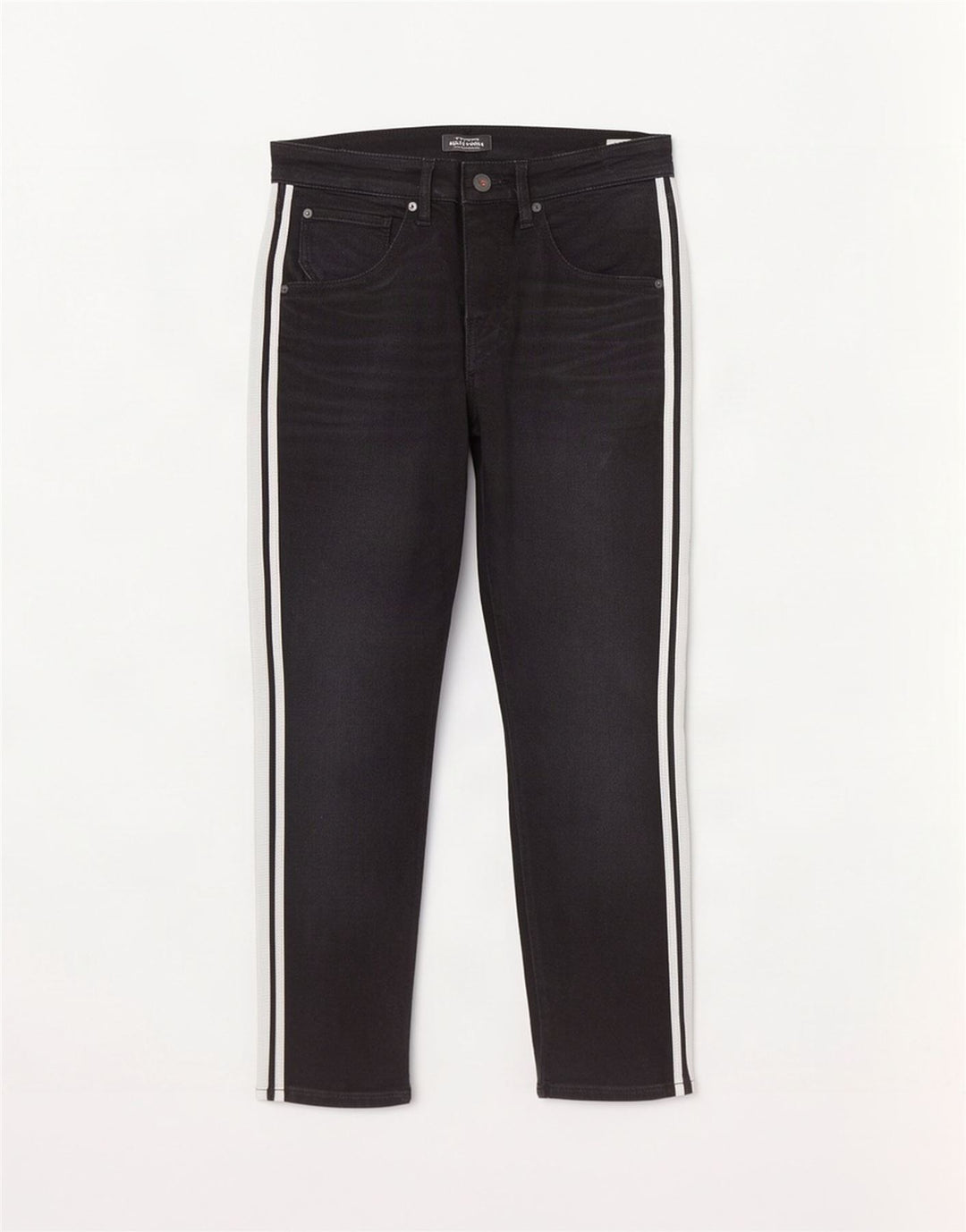 Jack & Jones Straight Jeans til mænd W34 L27 sort bomuld
