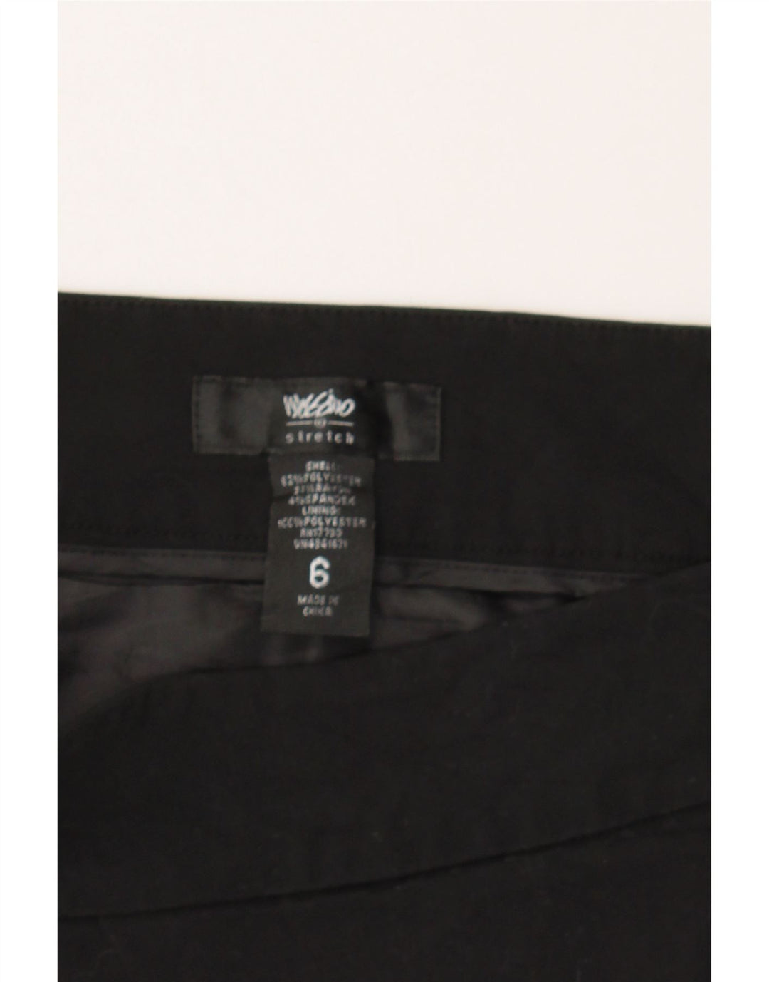 MOSSIMO Womens Pencil Skirt US 6 Medium W30 Black Polyester Vintage Mossimo and Second-Hand Mossimo from Messina Hembry 