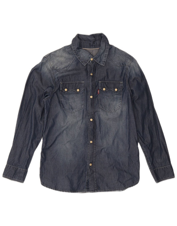 Levi's Boys denimskjorte 11-12 år marineblå bomuld