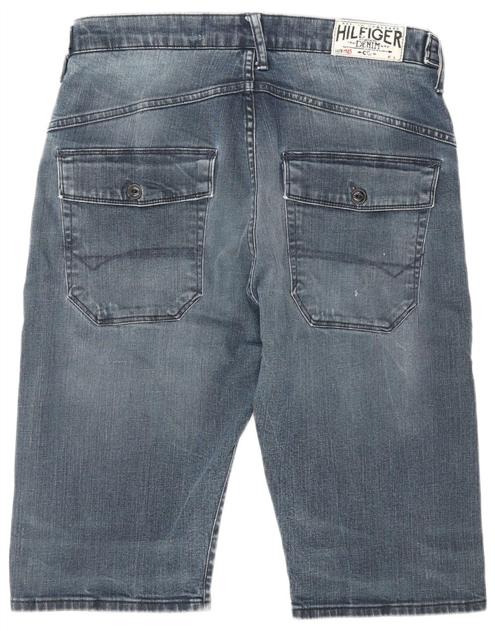 Tommy Hilfiger Herre Curtis Distressed Denim Shorts W32 Medium Blue