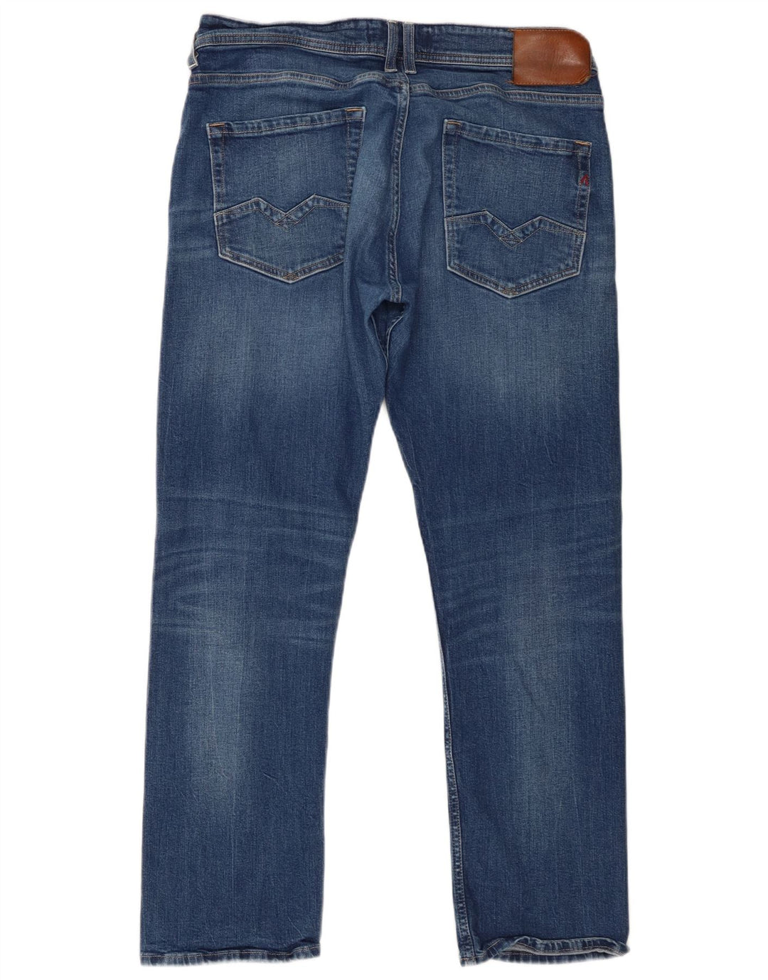 Replay Herre Rocco Slim Jeans W34 L30 Blå Bomuld