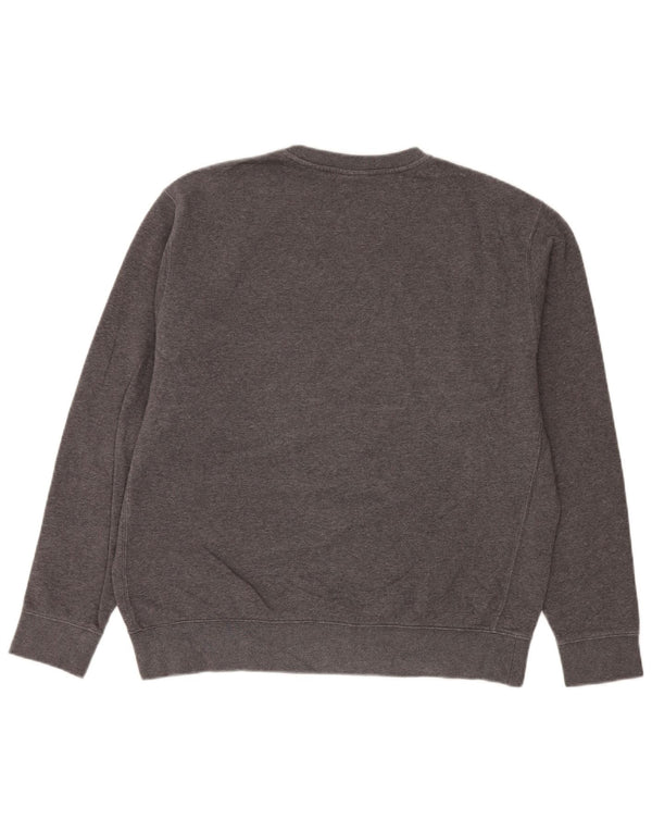 Nike Herre Eagles Grafisk Sweatshirt Jumper Stor Grå Bomuld