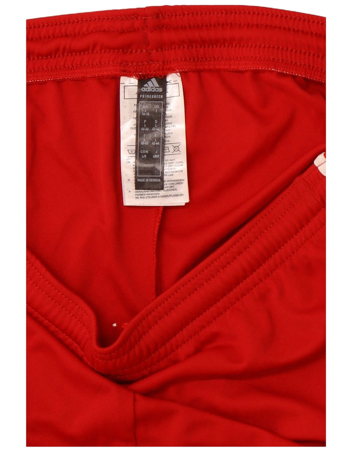 ADIDAS Aeroready Sportsshorts til kvinder UK 16/18 Large Red Polyester