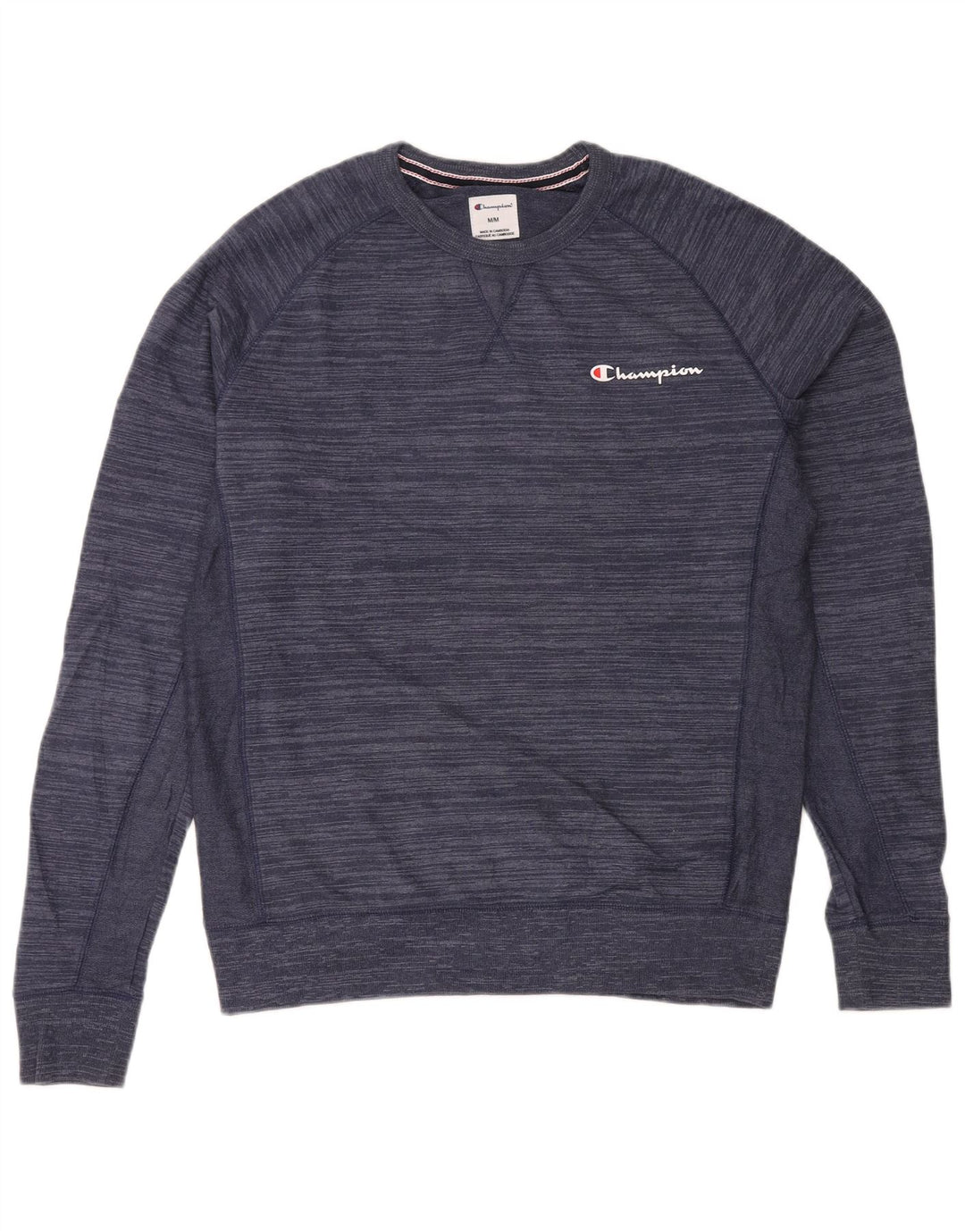 Champion Herre Sweatshirt Jumper Medium Navyblå Stribet bomuld