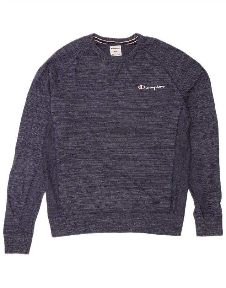 Champion Herre Sweatshirt Jumper Medium Navyblå Stribet bomuld