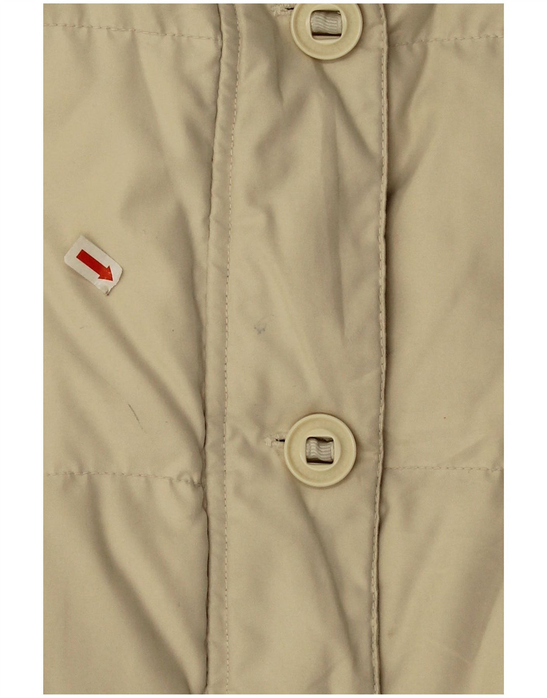 Diadora Piger Oversized Polstret Jakke 9-10 År Stor Beige Polyester