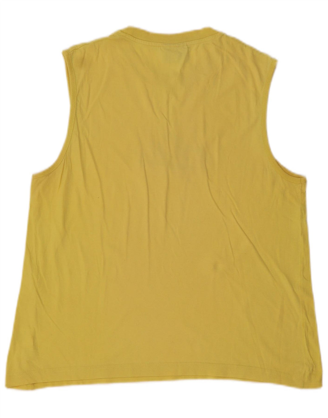 ASICS Herre grafisk vest Top Medium Gul Bomuld