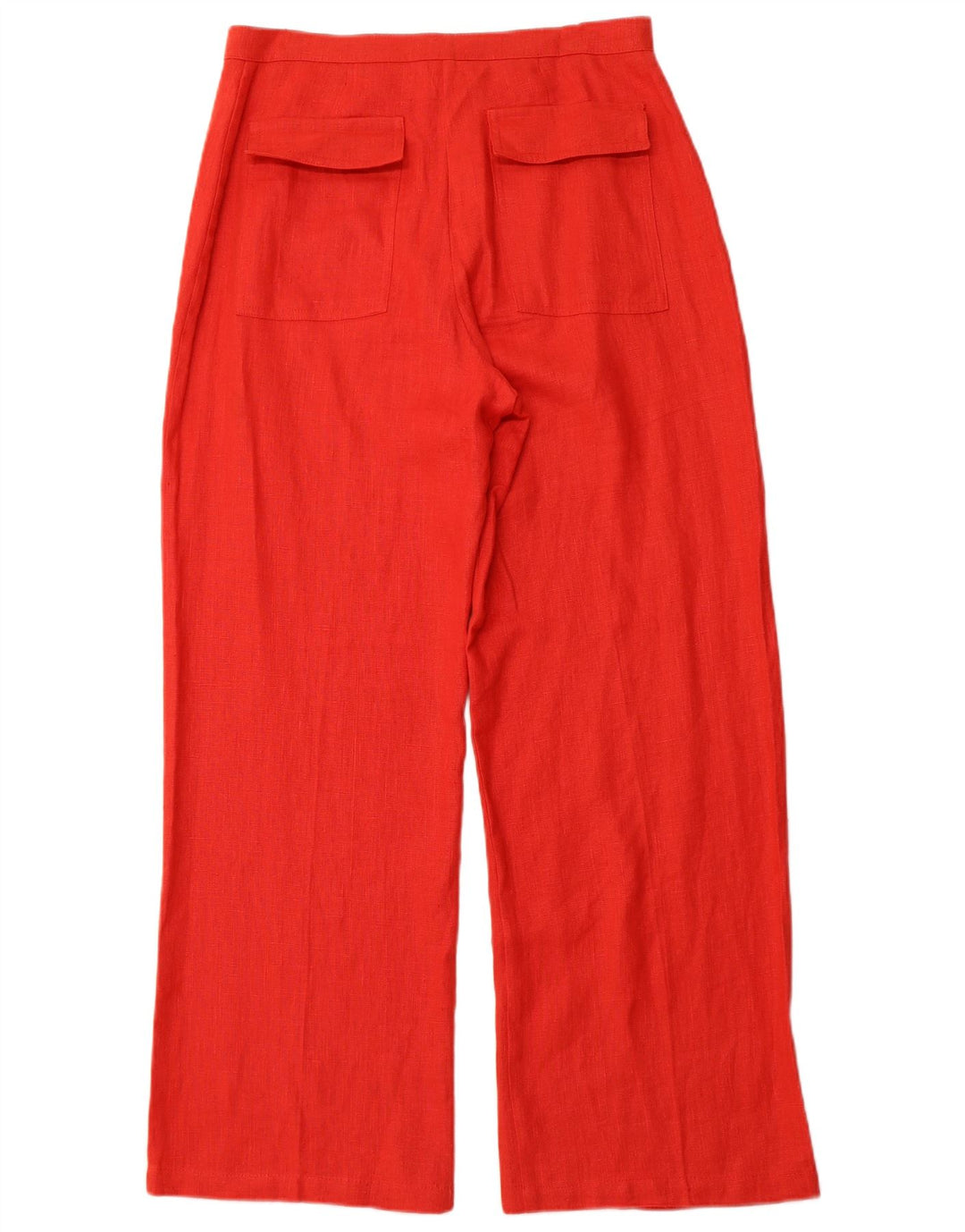 SASHA Dame Bootcut Casual Bukser UK 14 Medium W30 L29 Red Linen