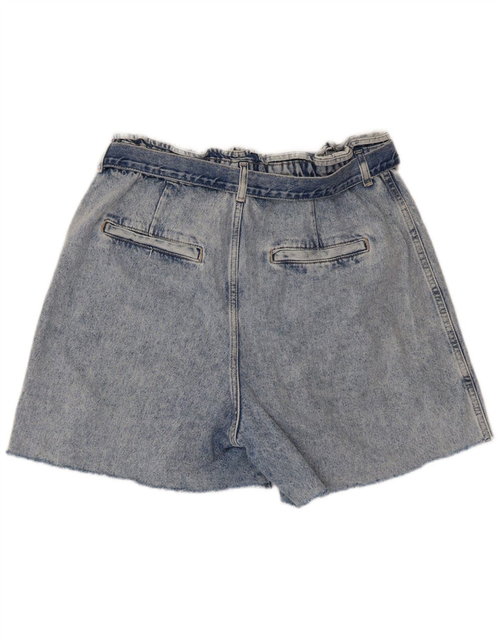 Zara Dame Denim Shorts EU 44 XL W34 Blå