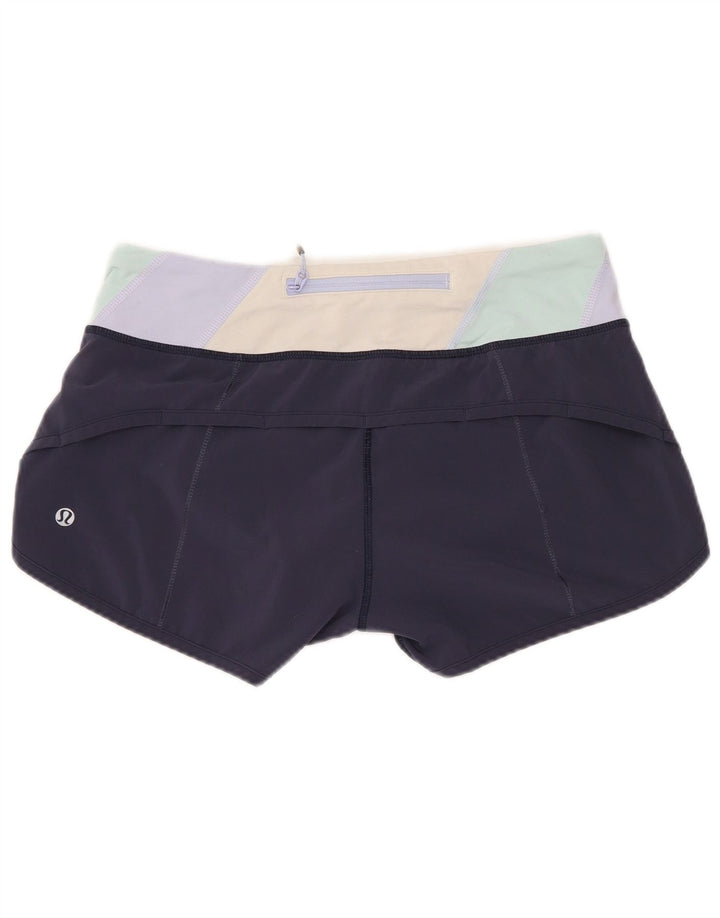 Lululemon Sportsshorts til kvinder Small Navy Blue Colourblock