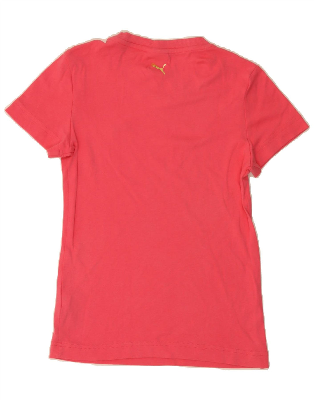 PUMA Womens T-Shirt Top UK 8 Small Pink Cotton Vintage Puma and Second-Hand Puma from Messina Hembry 