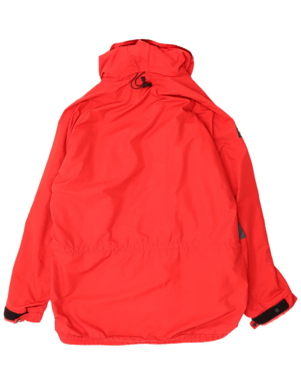 Paramo Dame Nikwax Analogy Hætte Skijakke UK 18 XL Rød Colourblock