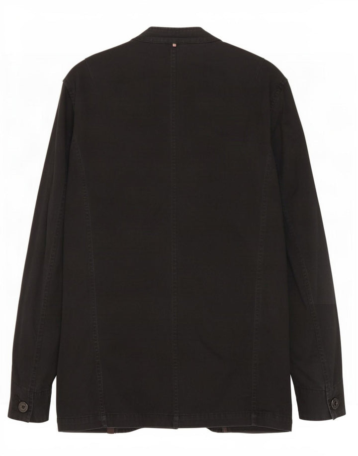 Pretty Green Herre Military Jacket UK 38 Medium Sort Bomuld