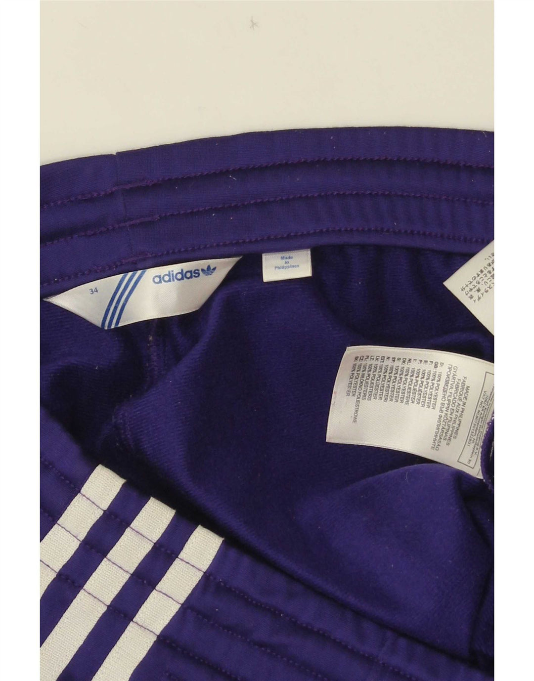 Adidas træningsbukser til kvinder EU 34 XS Lilla polyester